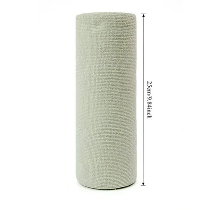 Large green microfiber towel roll